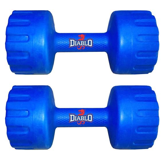 Diablo 1 Pair of PVC Dumbbell Set Blue (1KG to 5KG)