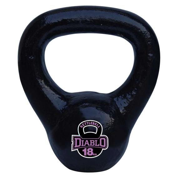 DIABLO Premium Fitness Solid Cast Iron Kettlebell Weights 18 Kg