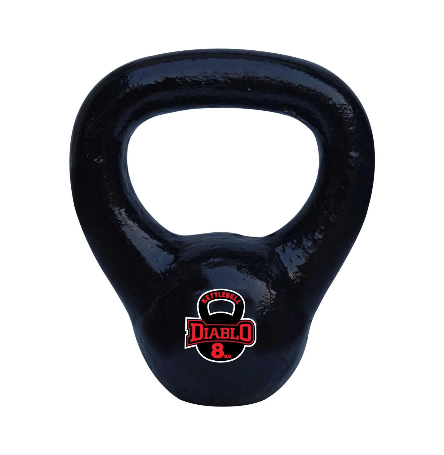 DIABLO Premium Fitness Solid Cast Iron Kettlebell Weights